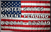 Image showing the phrase "United States Patent Pending" with dates