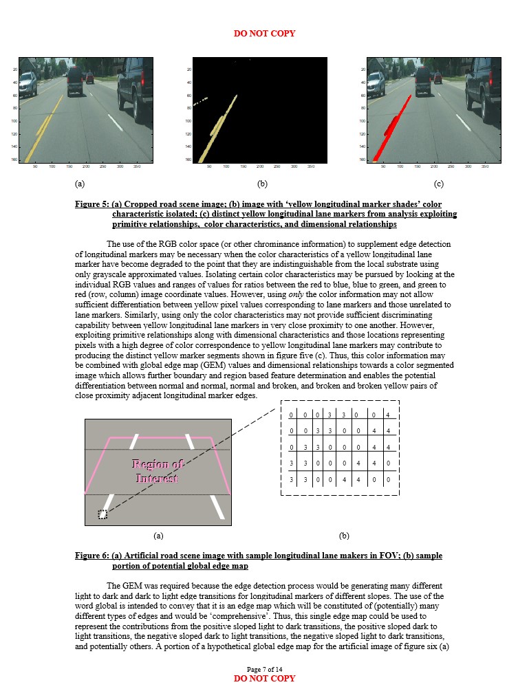 Some lane marking delineation based on marker color from the 2003 Manual for Uniform Traffic Control Devices
