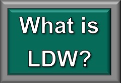 Image showing the phrase "What is LDW?"